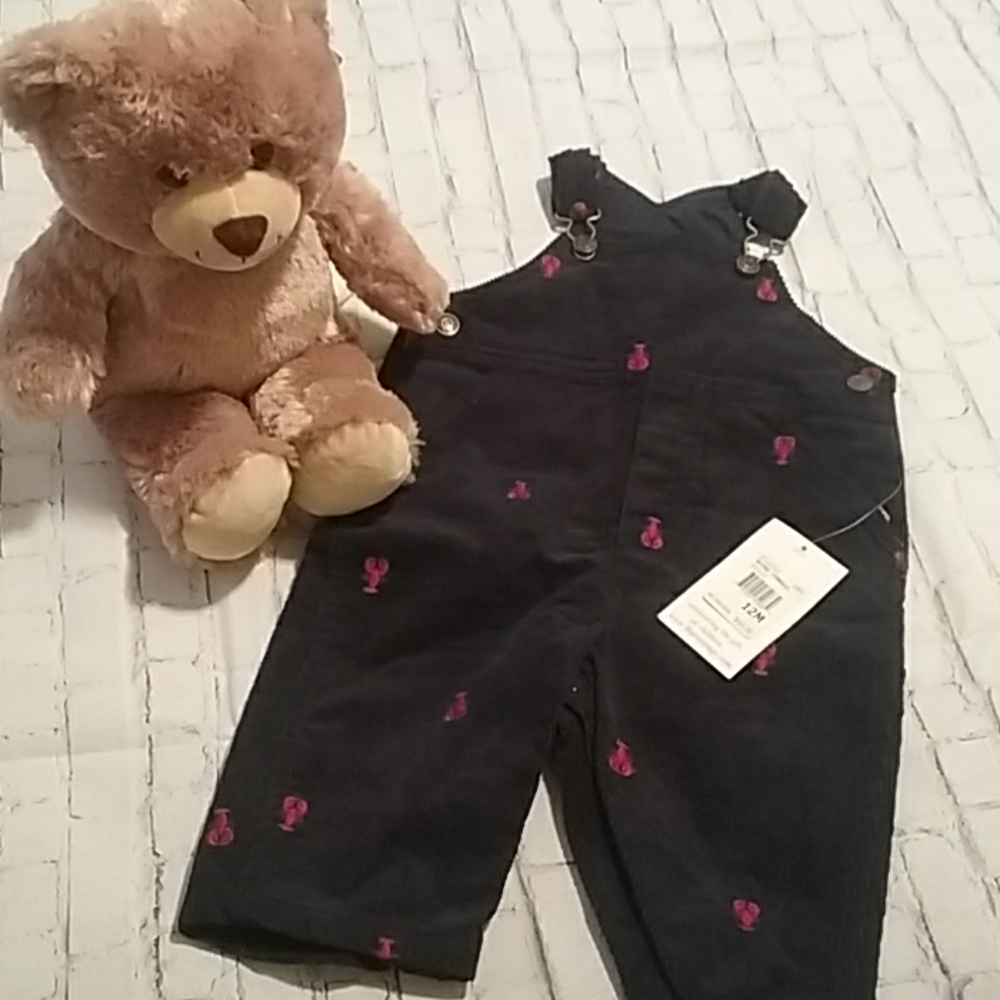Adorable Corduroy Overalls - Size 12 months